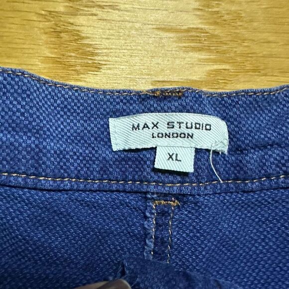 Max Studio London Odette blue wide leg jeans xl - Picture 4 of 10